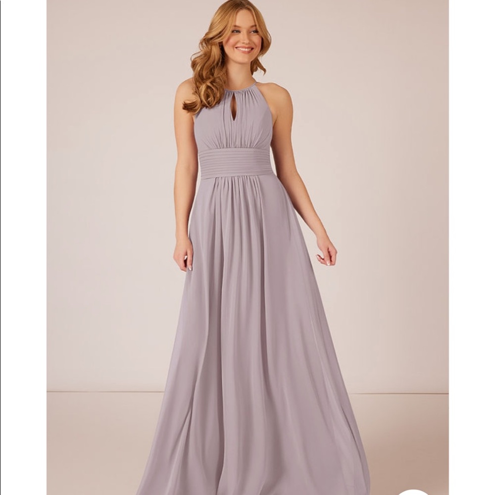 Azazie Bonnie bridesmaids dress. Color dusk. Size 4